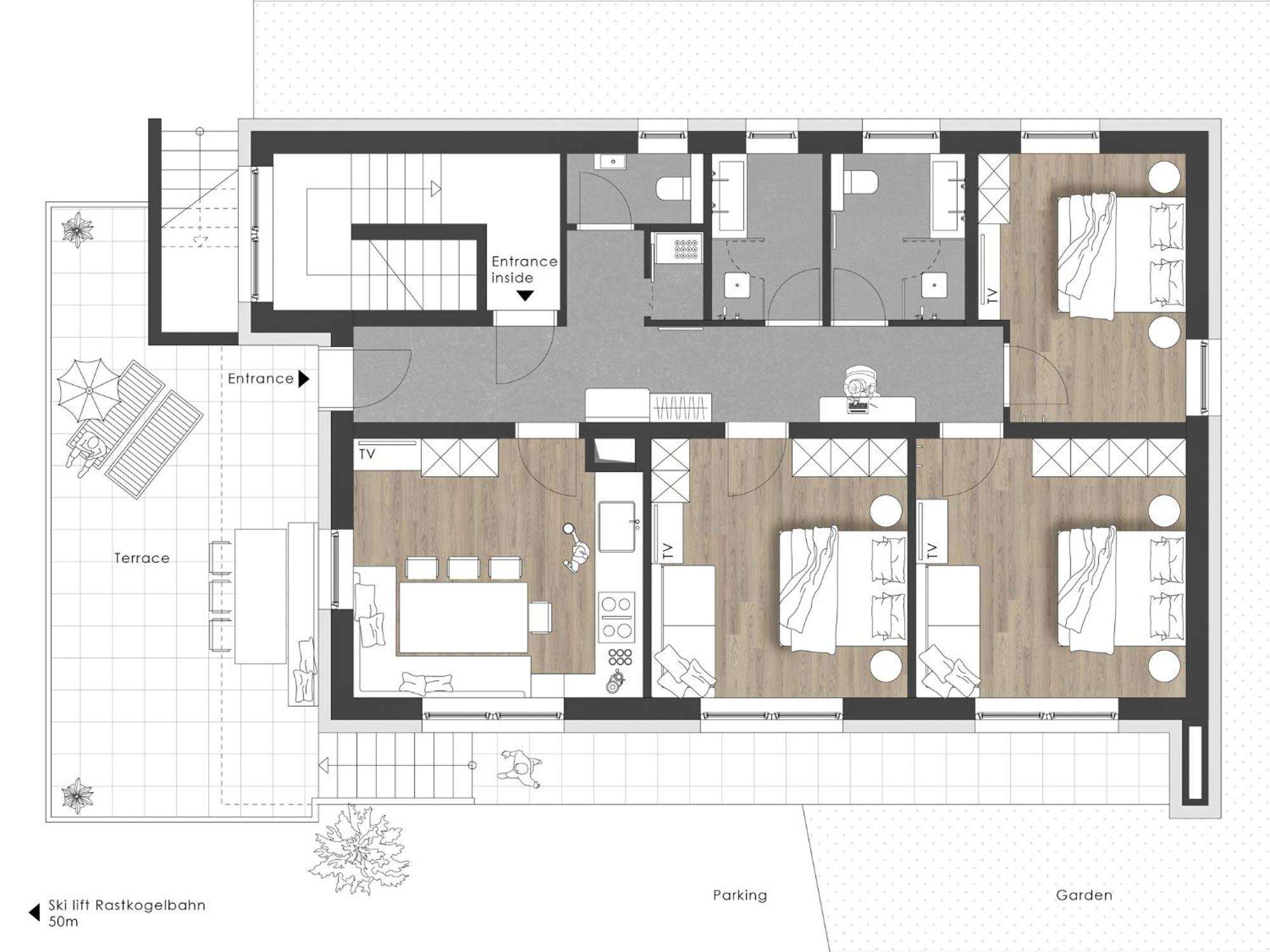 Ferienhaus Evelyn ทักซ์ ภายนอก รูปภาพ